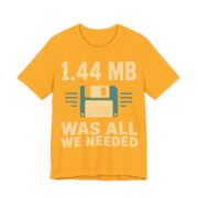 1.44 MB Was All We Needed Retro Tech T-Shirt in Gold