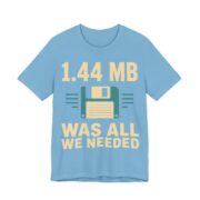 1.44 MB Was All We Needed Retro Tech T-Shirt in Ocean Blue