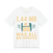 1.44 MB Was All We Needed Retro Tech T-Shirt in White