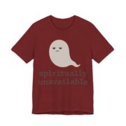 Spiritually Unavailable Shirt - Funny Halloween Ghost Tee - Image 7