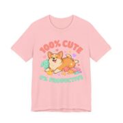 100% Cute 0% Productive Corgi T-Shirt - Image 9