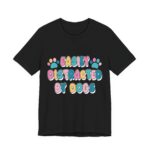 Easily Distracted By Dogs Paw Print T-Shirt