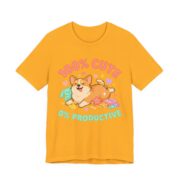 100% Cute 0% Productive Corgi T-Shirt - Image 3