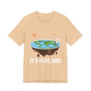 It's Flat Bro Funny Flat Earth T-Shirt - Image 2