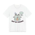 Out Of Croaks Cute Frog Boba T-Shirt