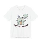 Out Of Croaks Cute Frog Boba T-Shirt