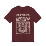 Certified Corn Maze Casualty Shirt - Funny Halloween Tee - Image 3
