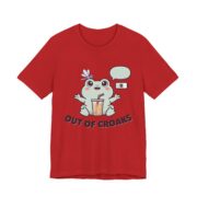 Out Of Croaks Cute Frog Boba T-Shirt - Image 6