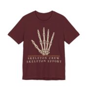 Skeleton Crew Skeleton Effort Shirt - Funny Halloween Tee - Image 5