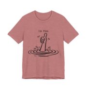 I'm Fine Drowning Thumbs Up Funny T-Shirt - Image 2
