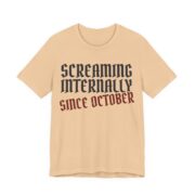 Screaming Internally Since October Shirt - Image 2