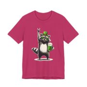 St Patricks Day Raccoon Green Beer T-Shirt - Image 8