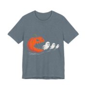 Pumpkin And Ghosts Cute Halloween T-Shirt - Image 5