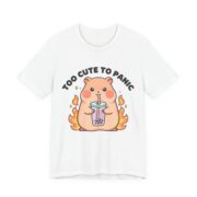 Too Cute To Panic Capybara Boba T-Shirt