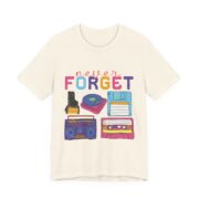Never Forget Floppy Disk Retro Tech Tee — Vintage Cassette, Floppy & Boombox Shirt - Image 5