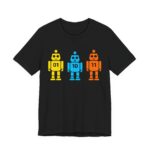 Binary Robots 01 10 11 Funny Nerd T-Shirt