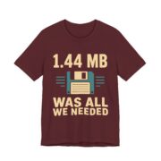 1.44 MB Was All We Needed Retro Tech T-Shirt - Image 5