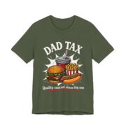 Dad Tax Burger And Fries Funny T-Shirt - Image 4