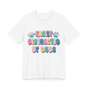 Easily Distracted By Dogs Pastel T-Shirt