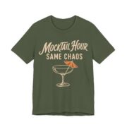 Mocktail Hour Same Chaos Shirt - Funny Graphic Tee - Image 2