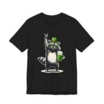 St Patricks Day Raccoon Green Beer T-Shirt