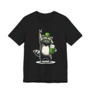 St Patricks Day Raccoon Green Beer T-Shirt