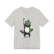 St Patricks Day Raccoon Green Beer T-Shirt - Image 7