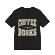 Coffee And Books Floral Reader T-Shirt