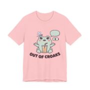 Out Of Croaks Cute Frog Boba T-Shirt - Image 12