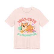 100% Cute 0% Productive Corgi T-Shirt - Image 8