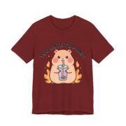 Too Cute To Panic Capybara Boba T-Shirt - Image 6