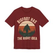 Bigfoot Has The Right Idea Shirt - Funny Introvert Gift Tee - Image 6