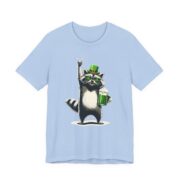 St Patricks Day Raccoon Green Beer T-Shirt - Image 5