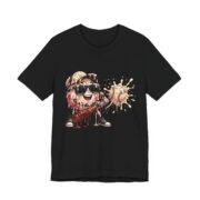 Ice Cream Mascot Tee – Drippy Sundae Cartoon Graphic T‑Shirt