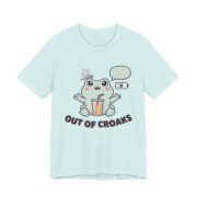 Out Of Croaks Cute Frog Boba T-Shirt - Image 10