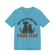 My Valentine Has Four Legs Shirt - Funny Graphic Tee - Image 9