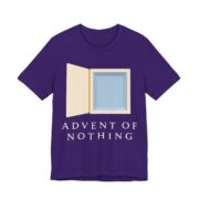 Advent Of Nothing Shirt - Funny Christmas Tee in Team Purple
