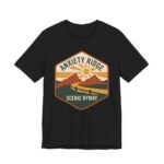 Anxiety Ridge Scenic Byway Shirt - Funny Mental Health Tee in Black