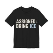 Assigned Bring Ice Shirt - Funny Thanksgiving Tee in Black