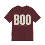 Boo. That Was The Tour Shirt - Funny Halloween Tee in Maroon