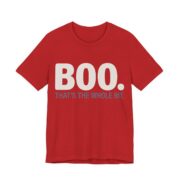 Boo. That's The Whole Bit Shirt - Funny Halloween Tee in Red