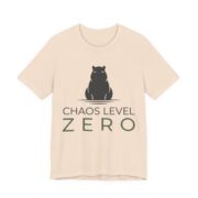 Capybara Chaos Level Zero Shirt - Funny Capybara Tee in Soft Cream