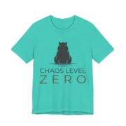 Capybara Chaos Level Zero Shirt - Funny Capybara Tee in Teal