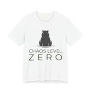 Capybara Chaos Level Zero Shirt - Funny Capybara Tee in White