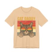 Cat Daddy Retro Sunset T-Shirt in Sand Dune