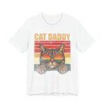 Cat Daddy Retro Sunset T-Shirt in White