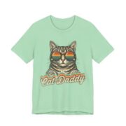 Cat Daddy Sunglasses Cat Dad T-Shirt in Mint
