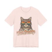 Cat Daddy Sunglasses Cat Dad T-Shirt in Soft Pink