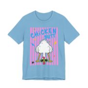 Chicken Butt Funny Matching T-Shirt in Ocean Blue