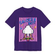 Chicken Butt Funny Matching T-Shirt in Team Purple